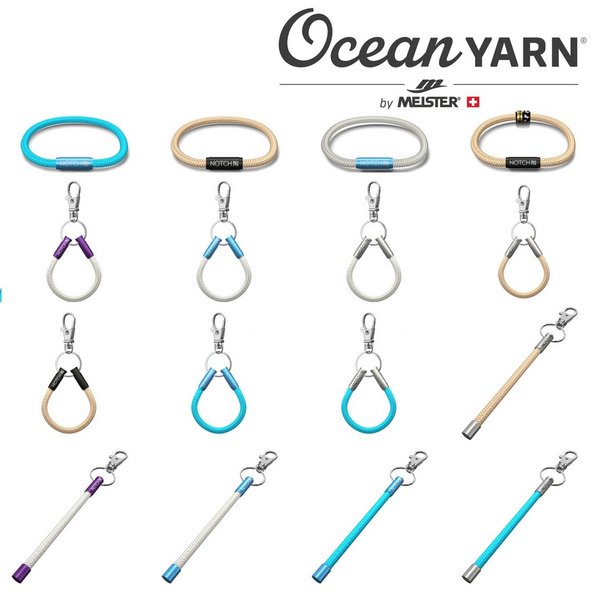 Jetzt gibt’s noch mehr Bracelets, Loops und Tales der britischen Kult-Marke «NOTCH®», welche aus OceanYarn® produziert...